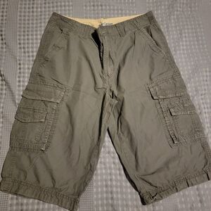 Urban pipeline cargo shorts, gray, 32 waist